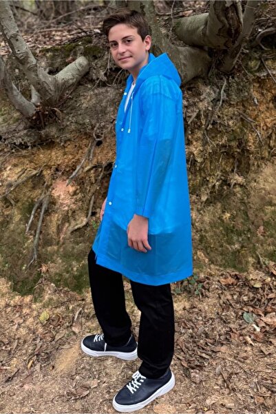 Mollycrush معطف واق من المطر للأطفال - موديل طويل خفيف الوزن مقاوم للماء للجن...