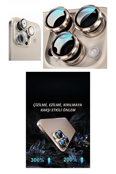 Lisinya iPhone 16 Pro Camera Lens Protector Natural - Tygoo