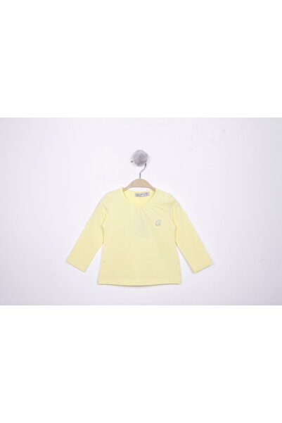 Toontoy تي شيرت بأكمام طويلة وياقة دائرية مطبوعة للفتيات الصغيرات