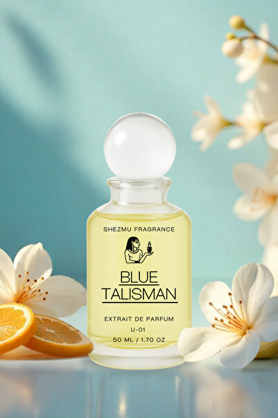 Blue Talisman Unisex Extrait de Parfum – Armut, Bergamot ve Temiz Misk Niş Koku 50 ML