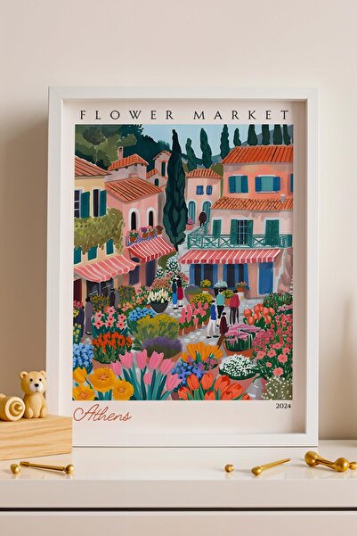 Saturn Athena Grecia Tablou înrămat pentru iubitorii de călătorii Decor estet...