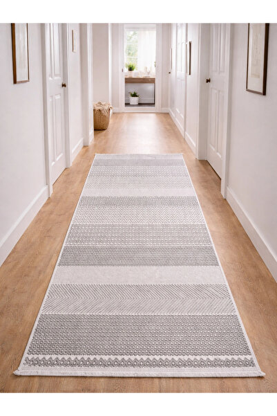 Merinos Halı Merinos Still 77347-095 Özel Kesme Halı Antrasit