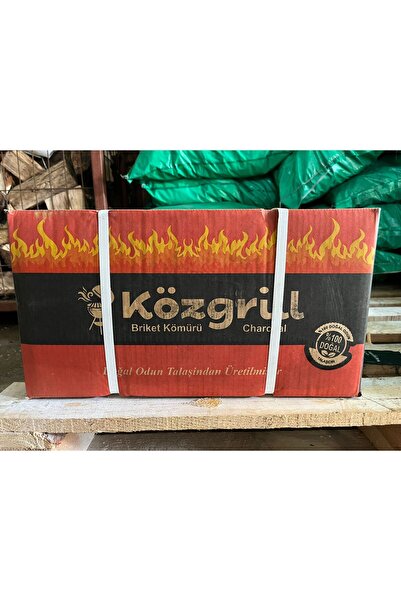 Pak Odun Kömür Pelet Közgrill Mangal Kömürü 10 Kg Briket A Kalite