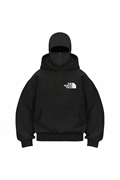 Flaubert Unisex Snow Mask Ninja Sweatshirt Cardigan 3 Yarn Thick Zippered Zip