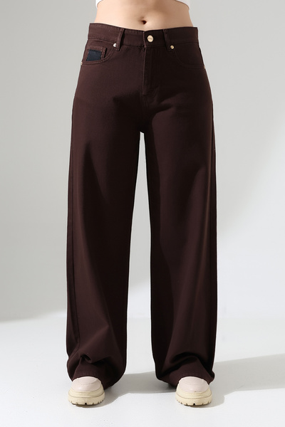 Major Women's High Waist Woven Wide Leg Pants