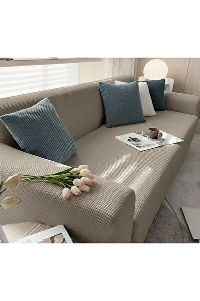 kutlale Lycra Pitikare Pattern 3-Person (1 Piece) Armchair, Sofa, Sofa Bed Co...