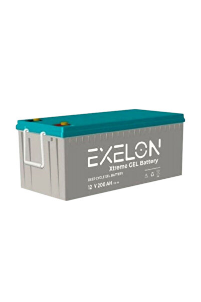 Exelon 12 Volt 200 Amper Jel Akü Derin Döngü Deep Cycle