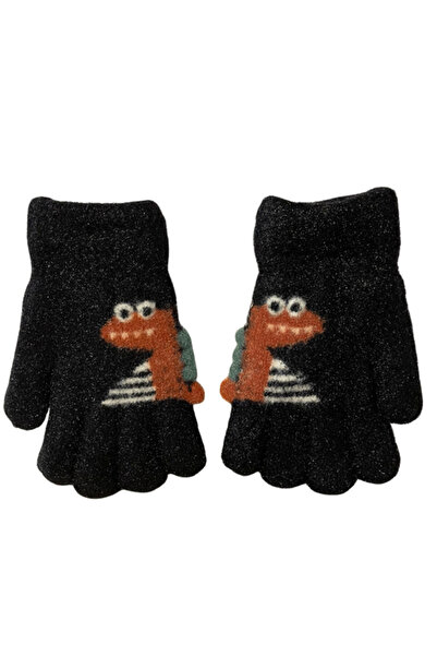 LİNOTTİ Boys' Winter Gloves 3-5 Years Old - Fleece Lining
