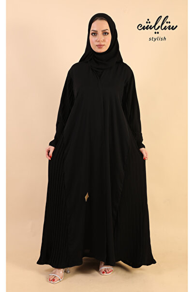 Stylish Stylish wrap abaya in black