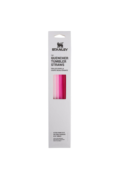 Stanley Quencher Orijinal 1,18 Litre Termos Bardak Pipeti 4 Adet - Pembe