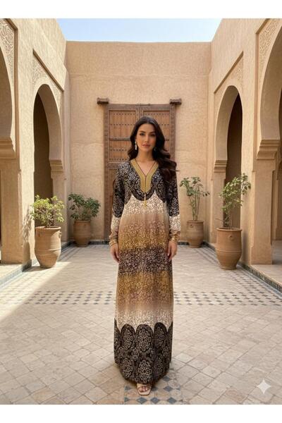 ALnama Elegant colorful women's jalabiya