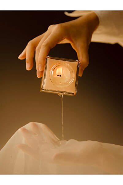 PinkHush شمعة تدليك فاخرة معطرة للجسم، بزيت بذور العنب وزبدة الشيا والجوجوبا ...