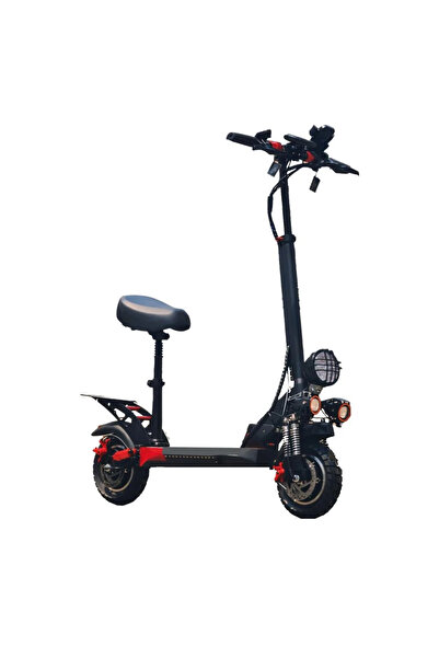 Leno Electric Scooter – Dual 1600W Motors, 48V, Three Headlights, Top Speed U...