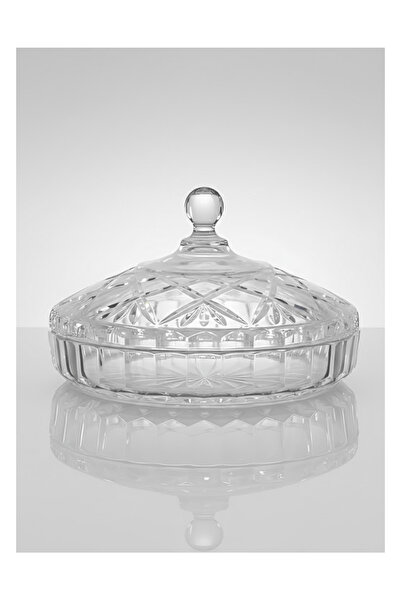 Bisbell Acrylic Serving Tray with Lid Round 24cm,Cake Dessert Platter Cover,B...