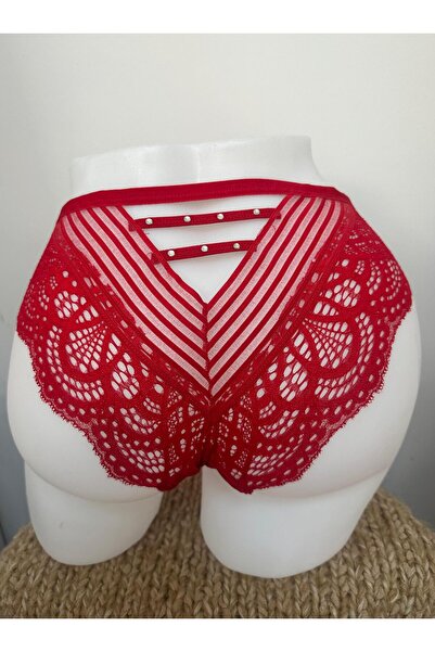 Bee Glow Women's Tulle Panties with Transparent Middle Band