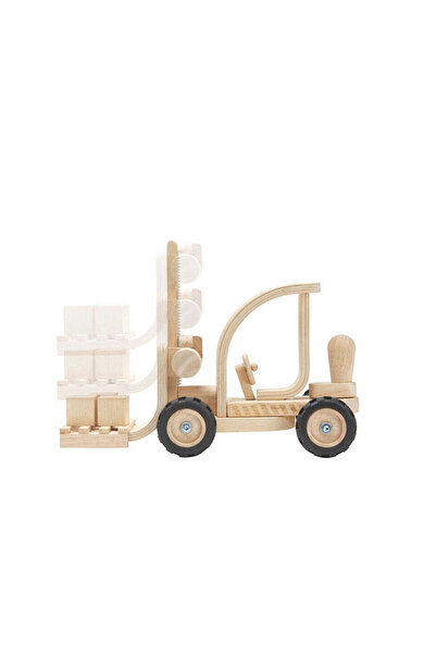 PLANTOYS Forklift — Wooden Toy Vehicle