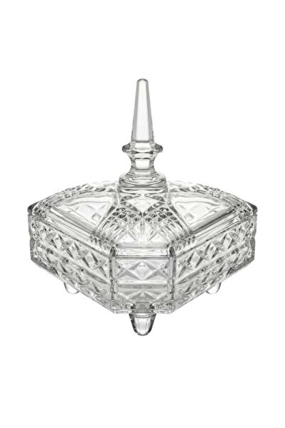 Generic Glass Sugar Bowl with Lid - AL-11575-1