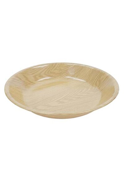 Generic Round Wooden Serving Plate - AL-11810