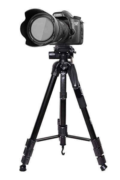 Jmary KP-2264 Professional Aluminium Tripod Monopod for All DSLR Cameras (Black)