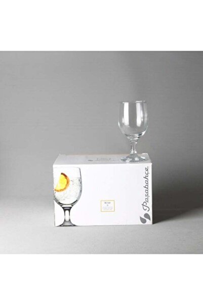 Pasabache طقم كؤوس نبيذ باشاباشي روز 335 مل - 6 قطع مزخرفة بالزهور