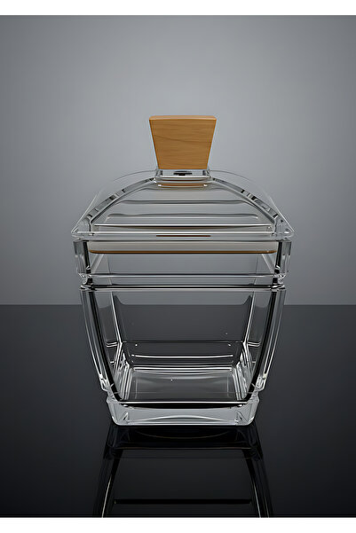 Bisbell Acrylic Candy Jar 800ml, Transparent Sweet Storage Jar with Lid,BB4199