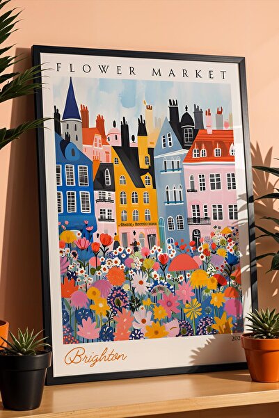 Saturn Brighton, Anglia, tablou înrămat, decor estetic de perete pentru iubit...