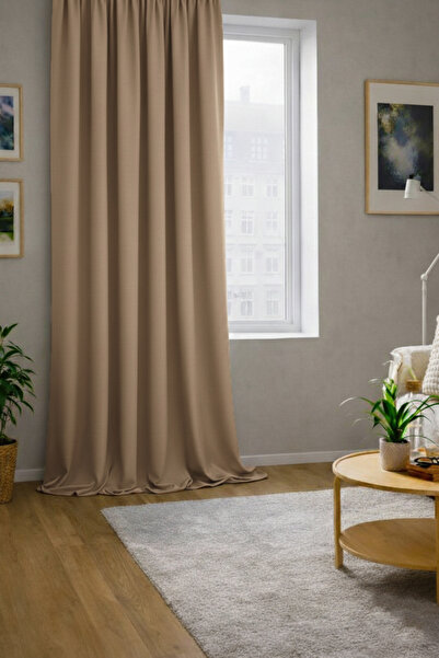 Wowlays Home Κουρτίνα φόντου με υφή βελούδου κηρήθρας βιζόν, με κορδόνι περίσ...