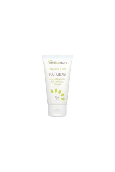 MILD BY NATURE Foot cream with mint, shea tree, argan oil and marula (71 grams)