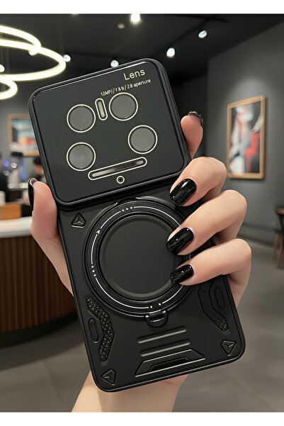 TechTrove حافظة حماية ثلاثية الأبعاد لعدسة الكاميرا مع حلقة وحامل، متوافقة مع...