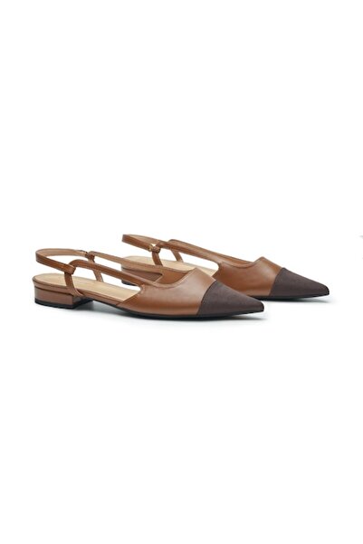 C Paravano C.Paravano Women's Sandals, Pointed Toe, Brown, Size 39 EU