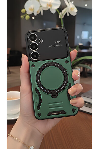 TechTrove 3D Camera Lens Protected Ring Stand Case Compatible with Galaxy A36