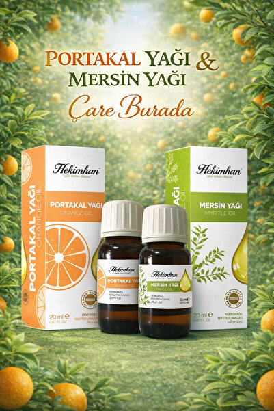 Çare Burada ÇareBurada Portakal Yağı 20 Ml & Mersin Yağı 20 Ml (Bolluk & Bere...
