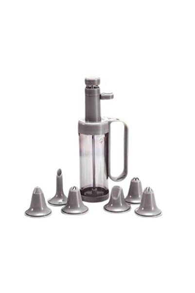 Generic One-Handed Cake Decorating Tool – with 6 Interchangeable Heads – 200 ...