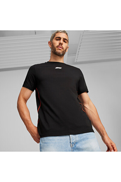 Puma تيشيرت رجالي لرياضة الفورمولا 1 - أسود