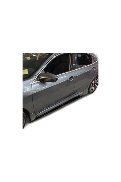 X POWER TUNİNG Honda Civic Fc5 Sedan (2015-2021) Uyumlu Mugen Yan Marşpiyel (Plastik)