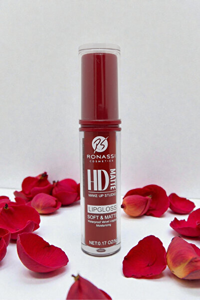 RS Ronassi Cosmetics ميك أب ستوديو إتش دي مات مخملية مقاومة للماء، ملمع شفاه ...