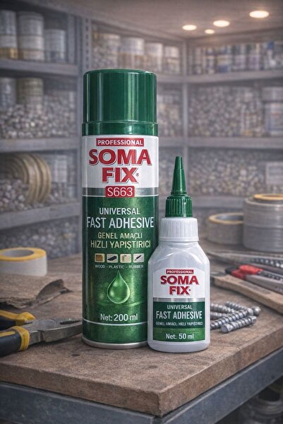 Soma SOMAFIX S663 GENEL AMAÇLI HIZLI SPREYLİ YAPIŞTIRICI (KÜÇÜK BOY)