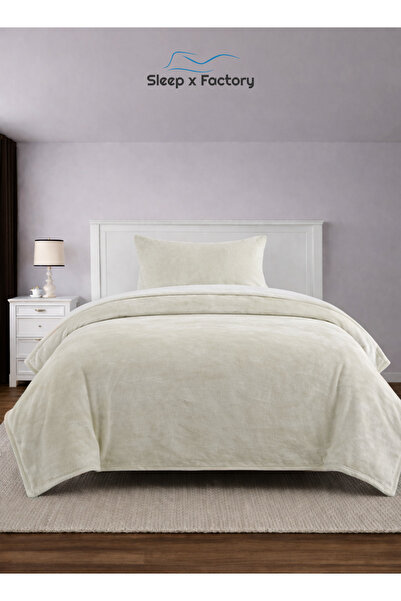 Sleep x Factory 2-Piece Velvet Comforter Set 160x220 cm with Pillowcase – Sof...