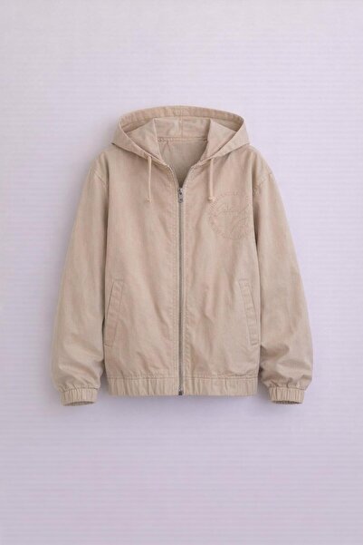 Dmb Boy's Hooded Zippered Jacket Relaxed Fit Casual Coat-7675