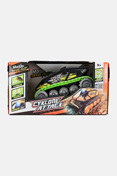 Maisto Tech RC Stunt Series Cyklone Attack Tank, Black