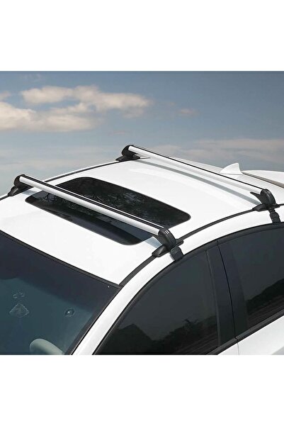 realauto Bare Portbagaj Universale Transversale Aluminiu cu cheie-set 2 bucati