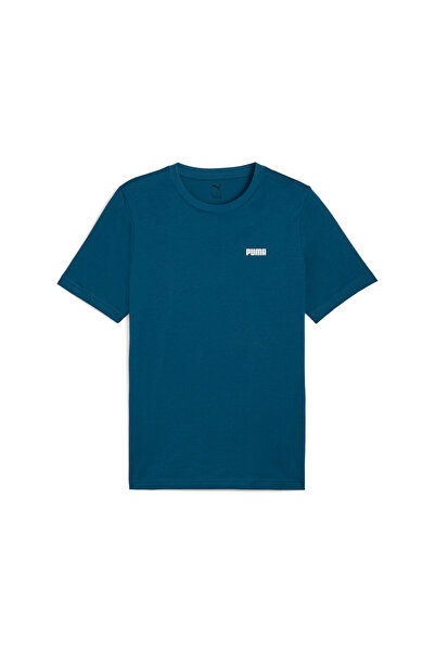 Puma Mens Essentials Small Logo T-Shirt - Blue