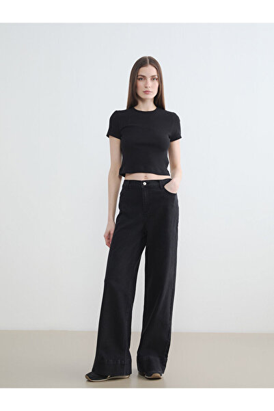 LC Waikiki Sparkling Choices from Shining Store Wide Leg Women's Jean Pants w...