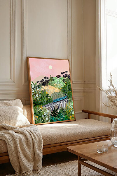 Dekorsiahome One Piece Wooden Framed Painting Tk2960