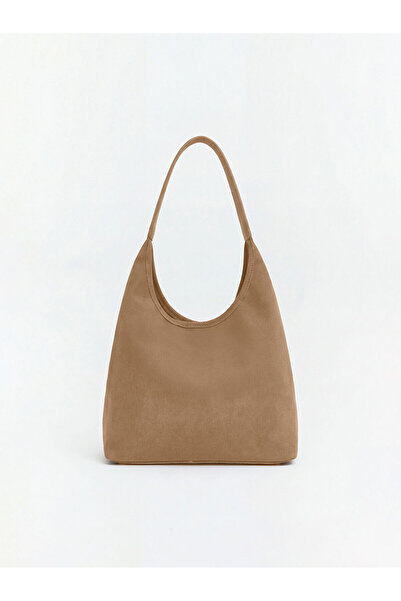 LC Waikiki Suede Look Women's Shoulder Bag