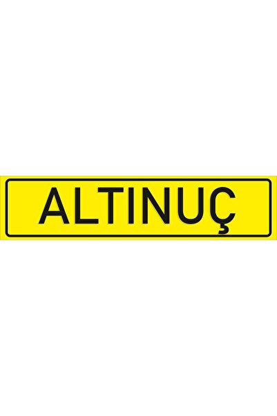 Altınuç Art Design Kişiye Özel İsim PVC Dekor Plaka 52x12 cm