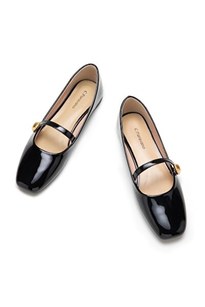 C Paravano C.Paravano Ballerinas, Black, 38.5 EU