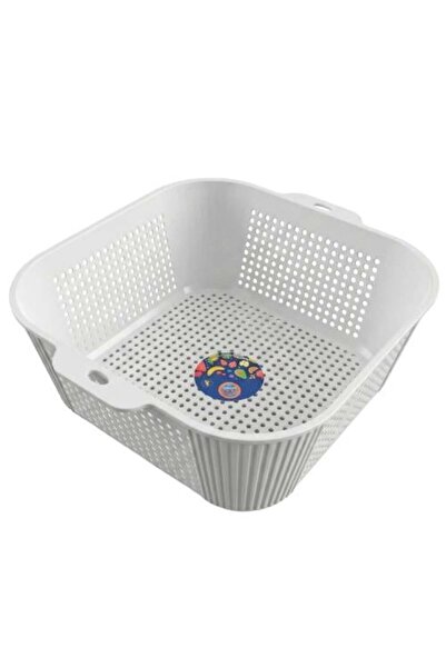 Generic Double Square Plastic Strainer