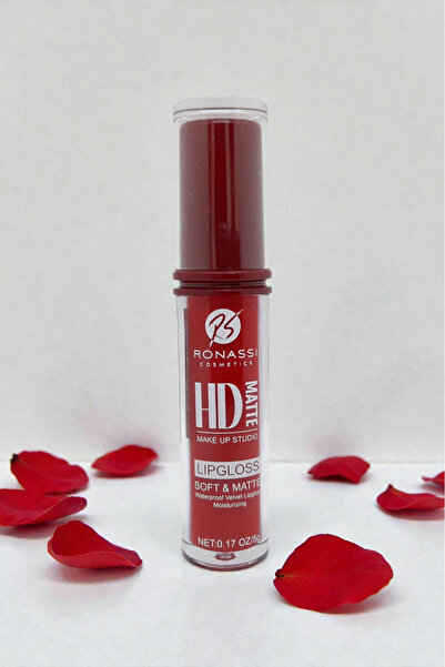 RS Ronassi Cosmetics ميك أب ستوديو إتش دي مات مخملية مقاومة للماء، ملمع شفاه ...