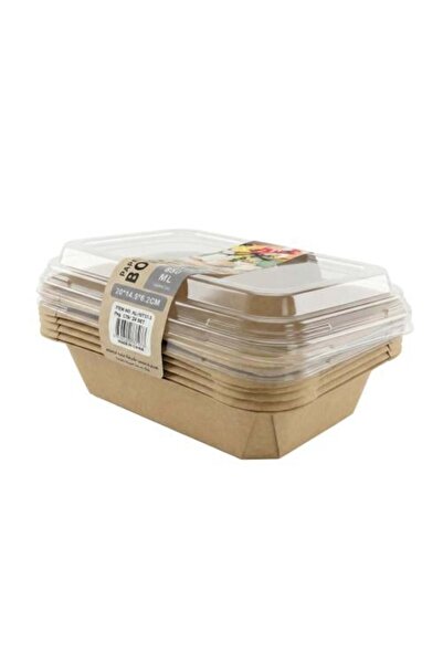 Generic Paper Plates with Plastic Lid - 6 Pieces x 850 ml